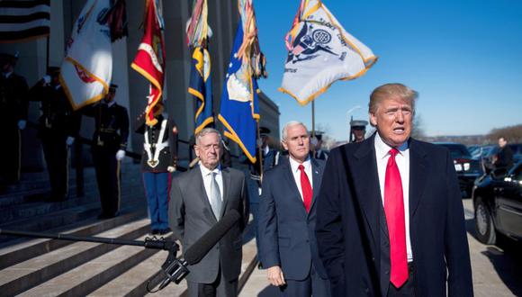El secretario de Defensa de Estados Unidos, Jim Mattis, explicó la nueva "Estrategia de Defensa Nacional" propuesta por el Pentágono. (Foto: AFP)
