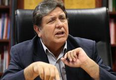 Alan García: "Lo más grave es el enfrentamiento entre las FF.AA. y la PNP" 