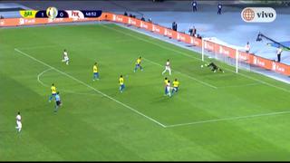 Perú vs. Brasil: Gianluca Lapadula casi anota el gol del empate para la ‘Blanquirroja’ | VIDEO