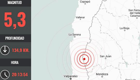 Chile fue remecido por un sismo de magnitud 5,3 el jueves. (Foto: El Mercurio, GDA)