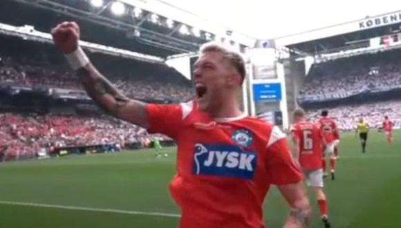 Gol Sonne hoy: mira el gol de Oliver Sonne en el partido de Silkeborg vs AGF por la final de la Copa de Dinamarca | VIDEO