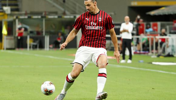 Zlatan Ibrahimovic descartó un posible retiro y a sus 38 años se mantiene vigente en AC Milan de Italia. (Reuters)