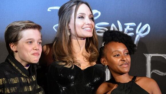 Angelina Jolie no suele dar muchas declaraciones sobre su familia. esta vez demostró el orgullo que siente por su hija Zahara Jolie-Pitt. (AFP).
