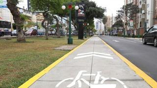 Magdalena: cambian berma central para uso de bicicletas en Avenida Javier Prado | FOTOS