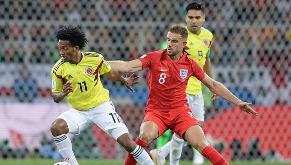 Colombia vs. Inglaterra EN DIRECTO ONLINE por DirecTV / RCN / Caracol: igualan 1-1 en el Estadio del Spartak por el pase a los cuartos de final del Mundial Rusia 2018. (Foto: AFP)