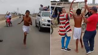 Tumbes: adolescente corrió descalzo y ganó competencia por el Mes de la Juventud 