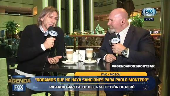 Ricardo Gareca fue entrevistado por FOX Sports en Rusia. (Foto: captura de video)