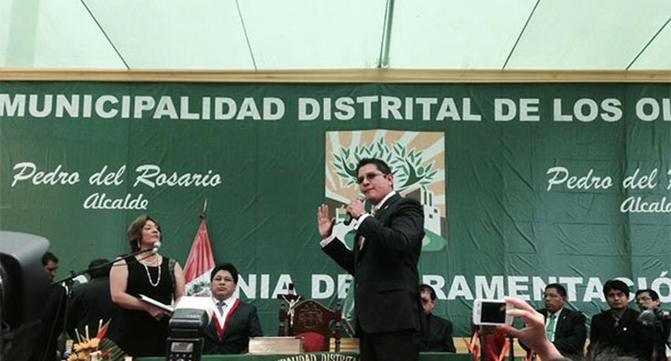 Pedro del Rosario juramentó como nuevo alcalde de Los Olivos. (Foto: Difusión)