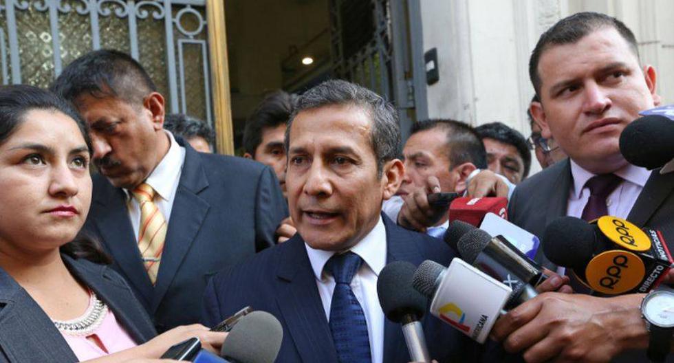 El exmandatario Ollanta Humala dijo que su esposa &quot;ha cumplido con informar m&aacute;s all&aacute; de lo que mandaba la ley&quot; sobre su contrataci&oacute;n por la FAO. (Foto: Andina)