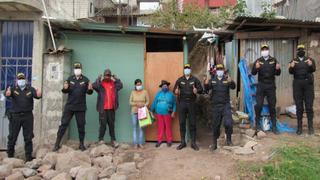 Apurímac: policías donan vivienda para mujer que vivía en pobreza extrema junto a sus tres hijos