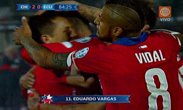 Chile vs. Ecuador: Vargas sentenció duelo tras error norteño