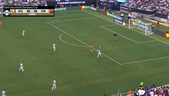 Real Madrid vs. Roma: mira el gol de Asensio tras genial pase de Gareth Bale | VIDEO