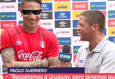 Perú vs Uruguay: Paolo Guerrero troleó en vivo y en directo a reportero de CMD
