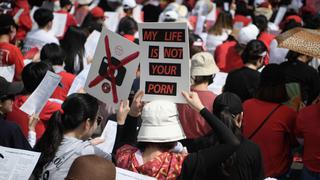 Corea del Sur: Mujeres protestan contra filmaciones íntimas ilícitas [FOTOS]