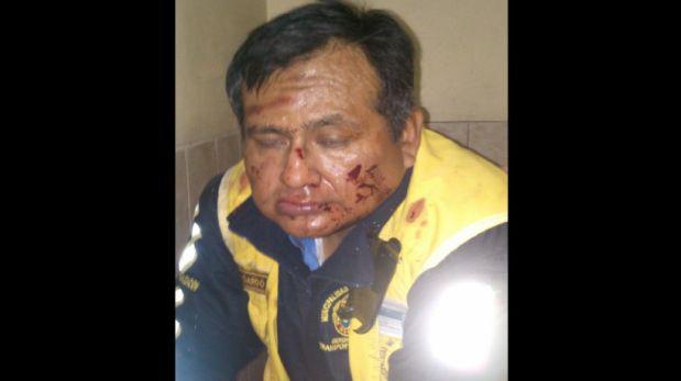 Inspector de la GTU fue brutalmente golpeado tras intervención - 1