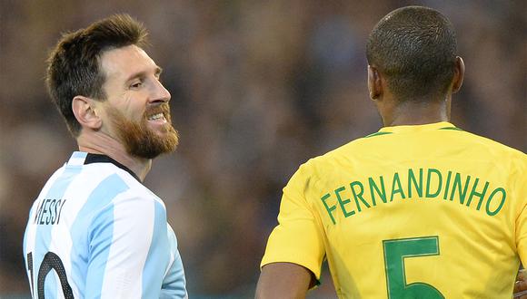 Lionel Messi y la polémica por quién es el mejor de la historia es una de las rivalidades del Brazsil vs. Argentina. (Foto: AFP)
