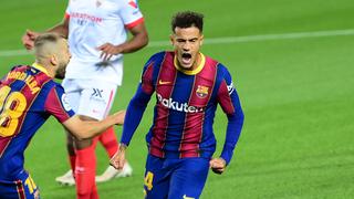 Barcelona vs. Sevilla: Philippe Coutinho anotó gol y decretó el 1-1 por LaLiga | VIDEO