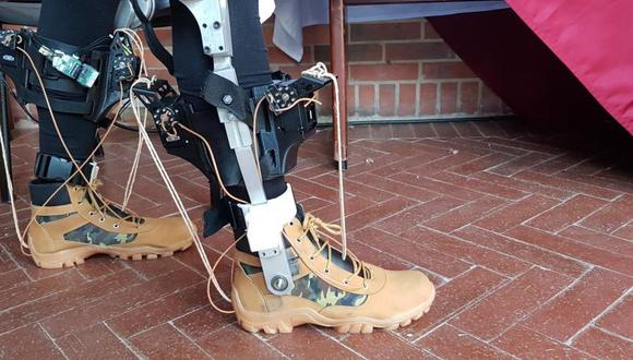 T-Flex es un tobillo robótico que apoya los procesos de rehabilitación de personas que no pueden caminar. (Foto: El Tiempo)
