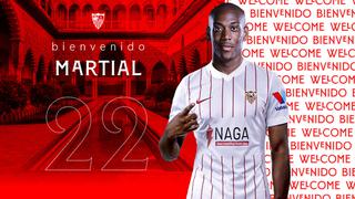 Sevilla oficializó el fichaje del atacante francés Anthony Martial