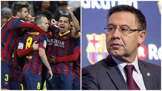 Presidente del Barcelona sobre crisis en cantera: "El problema son Xavi, Iniesta y Messi"
