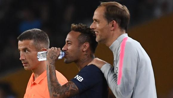 Neymar jugó 15 minutos en la Supercopa de Francia (Foto: AFP).