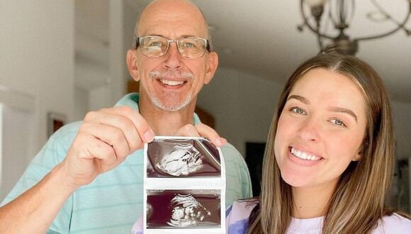 Pareja con 30 años de diferencia recibe duras críticas tras anunciar embarazo: “parece su abuelo”. (Foto: @minxmindy)