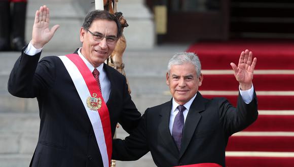 El presidente Martín Vizcarra y el premier César Villanueva tienen una relación de trabajo estrecha que data de años.