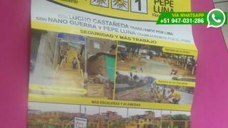 Nano Guerra se promociona con obras de la Municipalidad de Lima