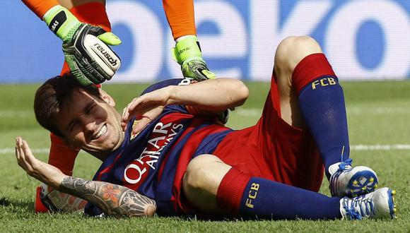 Una lesión de Messi podría ser uno de los mayores terrores a pocos días de celebrarse el mundial. (Foto: EFE)