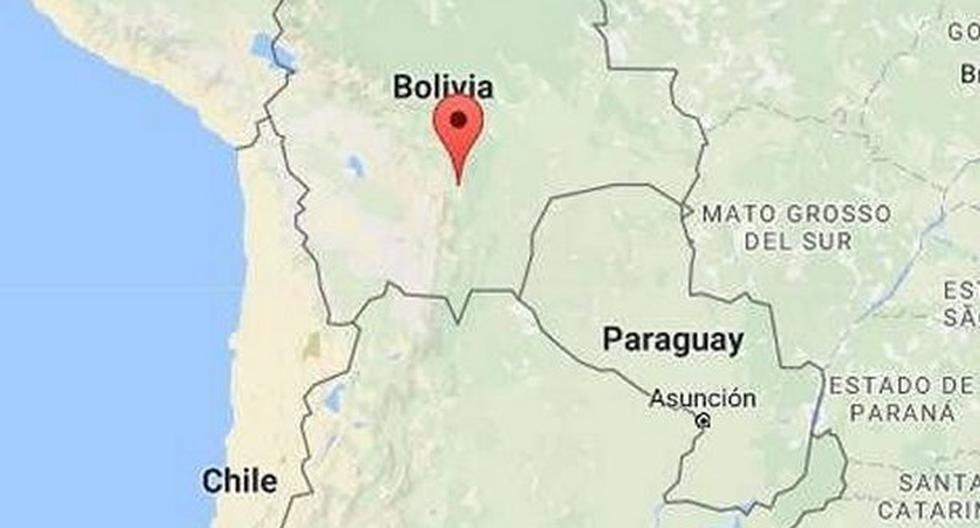 Fuerte sismo en Bolivia se sintió en el norte de Chile. (Foto: Google Maps)