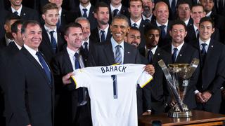 Barack Obama recibió a LA Galaxy y elogió a jugador homosexual