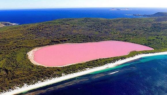 Descubre este enigmático lago color rosado en Australia