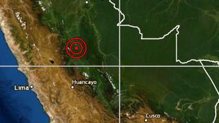 Pasco: sismo de magnitud 4.4 se reportó en Oxapampa, señala IGP
