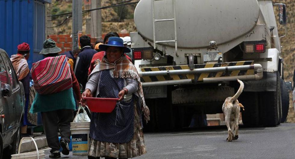Dramática situación en Bolivia por falta de agua. (Foto: EFE)