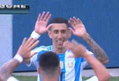 Apareció el ‘Fideo’: Di María marca el 1-0 de Argentina sobre Ecuador en amistoso internacional | VIDEO