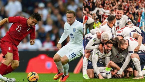 Perú enfrentó a Inglaterra en un amistoso jugado en Wembley en 2014.