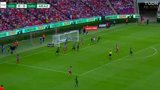 Chivas Guadalajara vs. Santos Laguna: Doria anotó el 1-0 para los 'Guerreros' | VIDEO