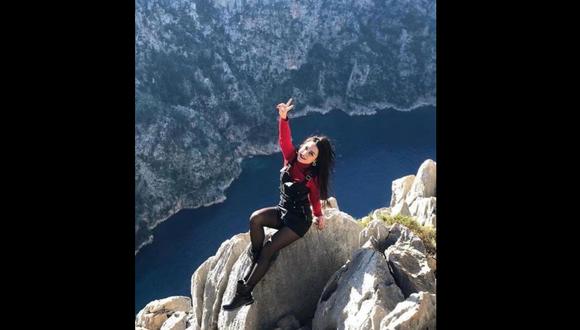 Olesya trabajaba como guía turística. Sobre eso había escrito en Instagram: “Siempre admiraré la belleza de la naturaleza turca. Este es mi paraíso”. Foto: Instagram