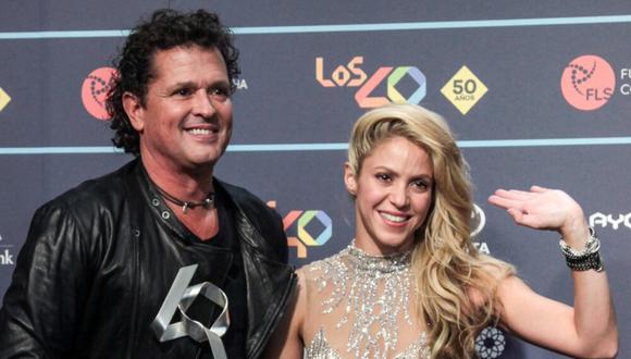 Carlos Vives expresó su cariño hacia su amiga Shakira y por eso siempre le aconseja.