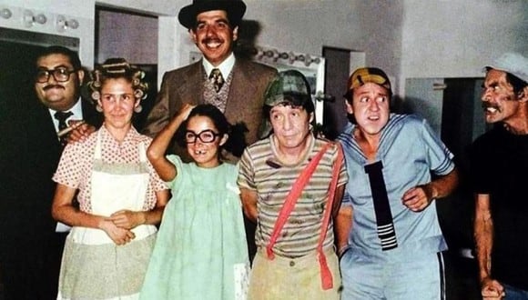 Parte del elenco de El Chavo del 8. (Foto: Televisa)