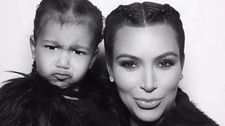 Kim Kardashian comparte en Instagram fotografía de su hija cuando tenía dos años