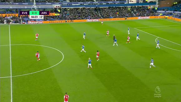 Martin Odegaard puso el 1-0 del Arsenal vs. Everton. (Video: ESPN)