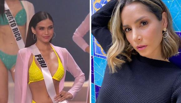 Carmen Villalobos afirmó que su favorita para el "Miss Universo 2021" fue la peruana Janick Maceta. (Foto: Instagram @carmenvillalobos / @janick.maceta).