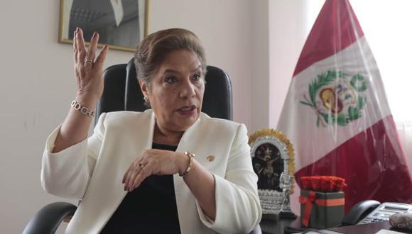 “Maritza García citó a un psicólogo. Ella rechaza la violencia”, dice Salgado sobre lo sucedido con su colega de bancada. (Foto: Paco Sanseviero/El Comercio)