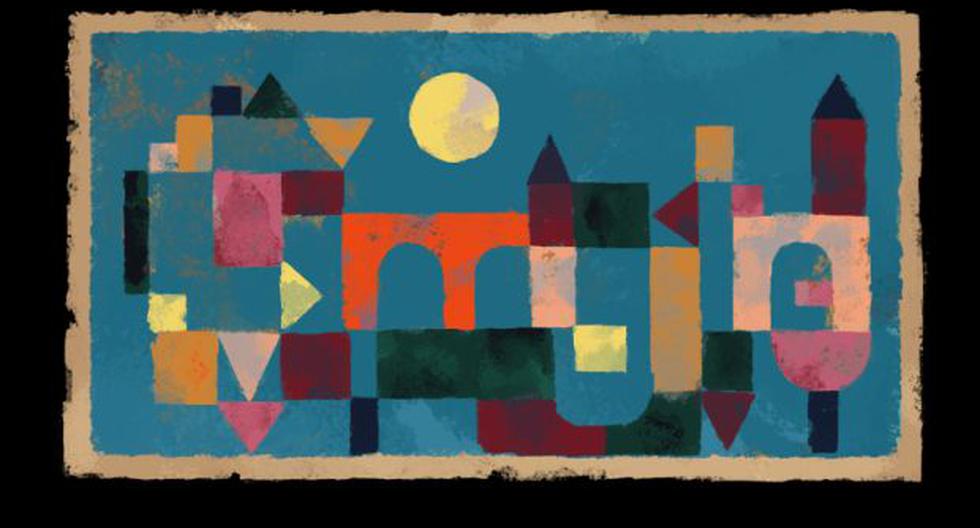 Hoy, 18 de diciembre, Google recuerda al artista Paul Klee en el 139 aniversario de su nacimiento honrando su obra Rote Brücke (Puente Rojo).