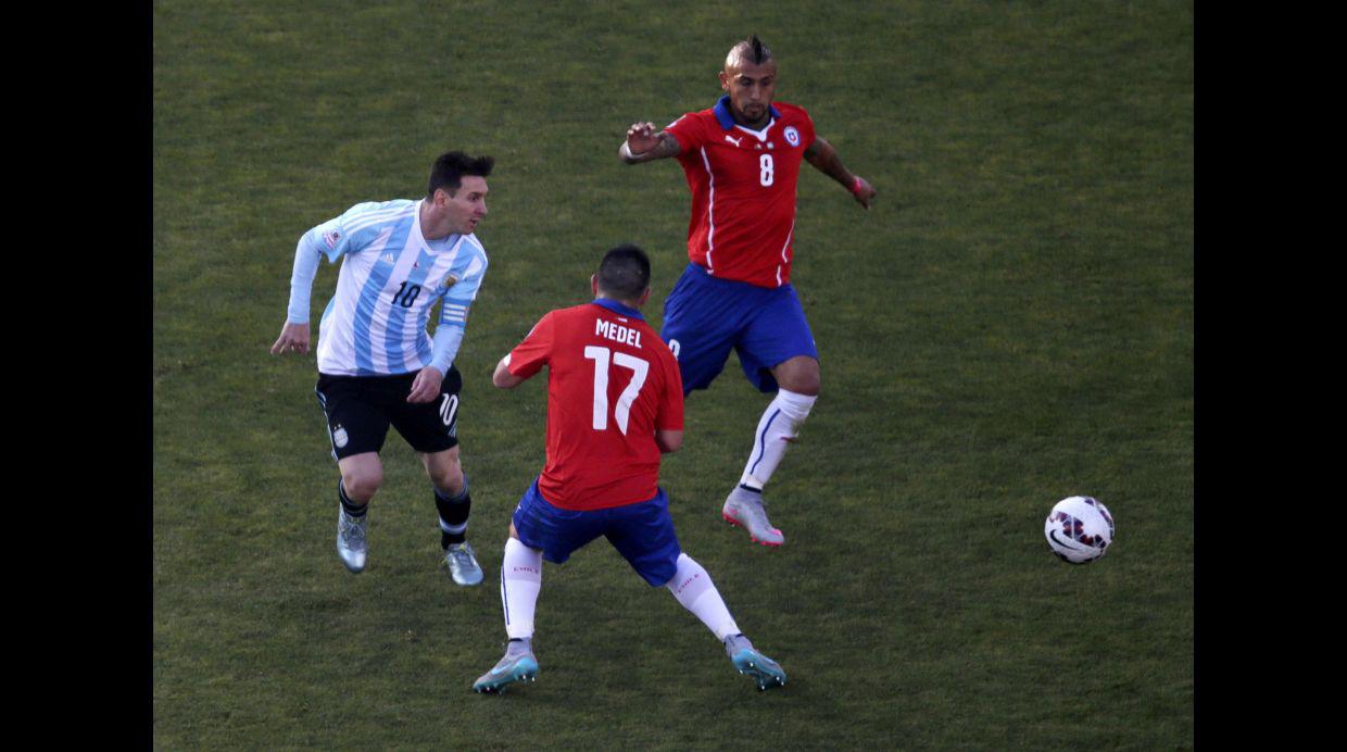 Lionel Messi: la dura marca de la selección chilena (FOTOS) - 1