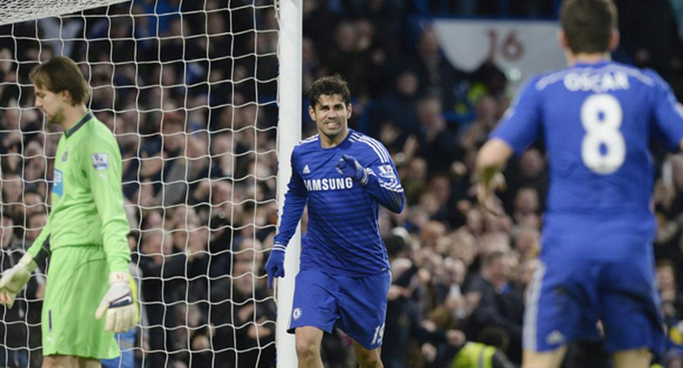 Diego Costa se encuentra cómodo en el Chelsea FC . (Foto: EFE)