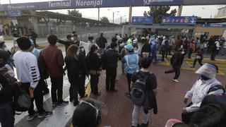 Metropolitano: aplican servicios especiales para trasladar a pasajeros por suspensión de rutas alimentadoras