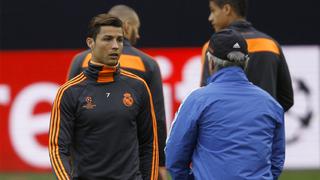 Cristiano Ronaldo no ocultó su preocupación en Dortmund