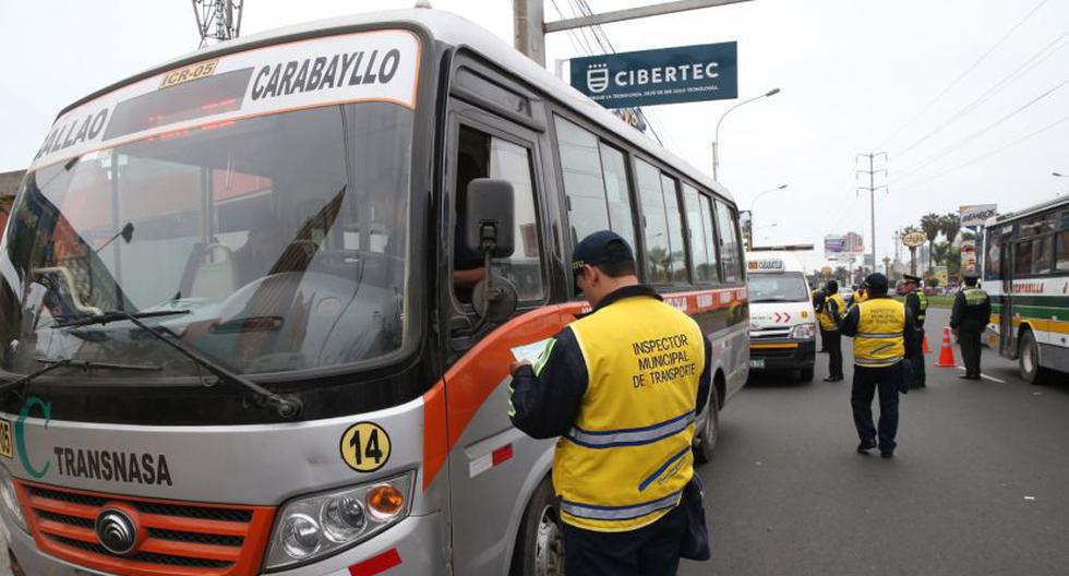 Retiro de buses del corredor Javier Prado-La Marina-Faucett. (Foto: Andina)
